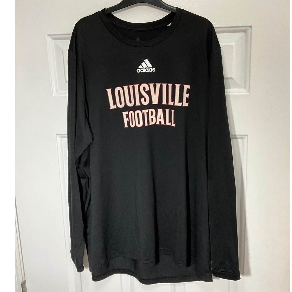 Adidas Mens Louisville Football Holiday Bowl San Diego Long Sleeve Shirt 2XL